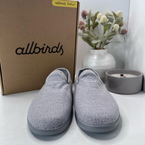Allbirds Wool Lounger Fluff Natural Loafers Gray Men's US 8 NWB Casual - Picture 4 of 10